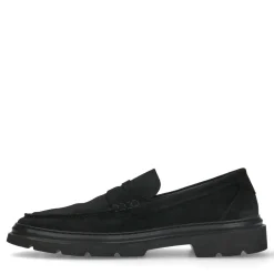 Zwarte Suede Loafers Met Chunky Zool^Sacha Outlet