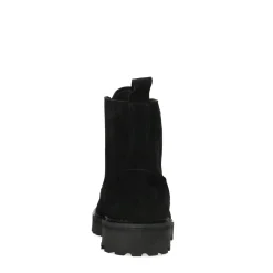 Zwarte Suede Veterboots^Sacha Clearance