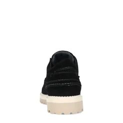 Zwarte Suede Veterschoenen^Sacha Outlet