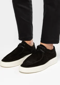 Zwarte Suede Veterschoenen^Sacha Shop