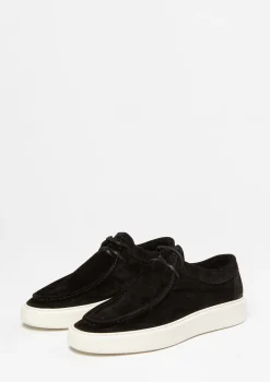 Zwarte Suede Veterschoenen^Sacha Shop