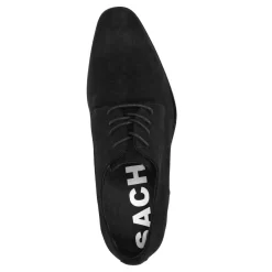 Zwarte Suede Veterschoenen^Sacha Best