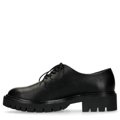 Zwarte Veterschoenen Met Plateau Zool^Sacha Clearance