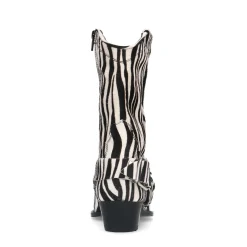 Zwarte Zebraprint Cowboylaarzen^Sacha New