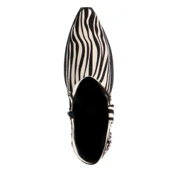 Zwarte Zebraprint Cowboylaarzen^Sacha New